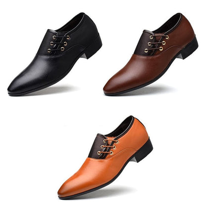 Italian men's leather shoes large size luxury dress shoes men's high quality office loafers men's casual wedding shoes