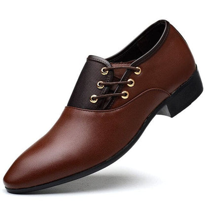 Italian men's leather shoes large size luxury dress shoes men's high quality office loafers men's casual wedding shoes