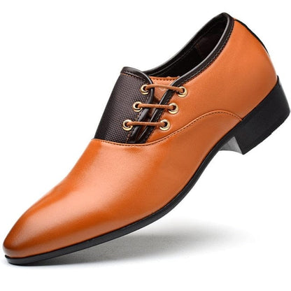 Italian men's leather shoes large size luxury dress shoes men's high quality office loafers men's casual wedding shoes
