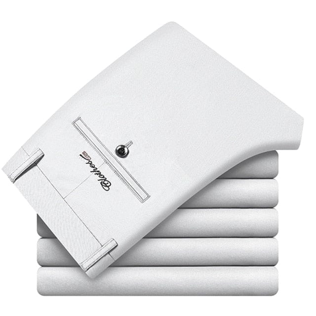 6 Color Casual Shorts Men 2022 Summer New Straight Elastic Business Fashion Thin Short Pants Male Brand Khaki Beige Black Navy