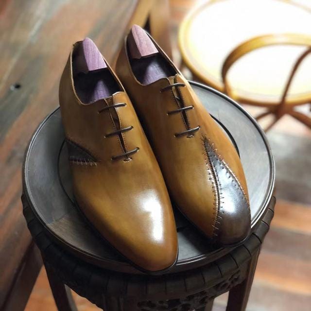 Cie Desinger Pantofi pentru bărbați, de înaltă calitate, ocazional, formal, din piele, pantofi Oxford pentru petrecerea de nuntă, pantofi eleganti, personalizați, lucrați manual OX50