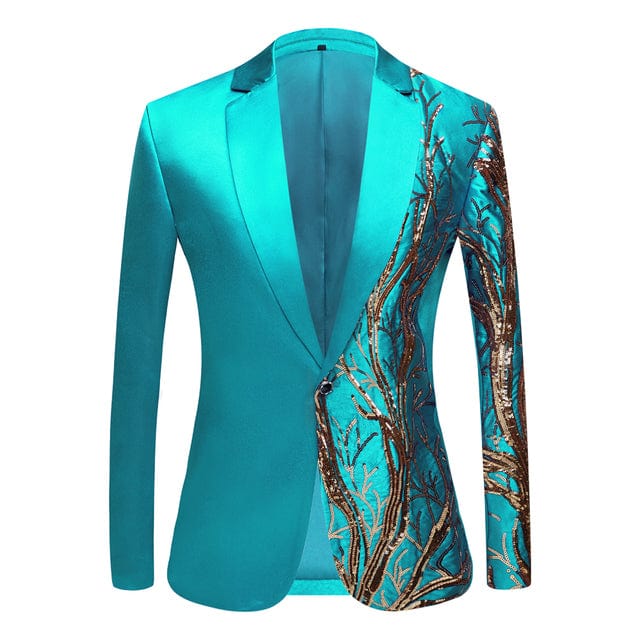 Men&#39;s black  Sequin Party Blazer Slim Fit Wedding Party Suit Jackets High Quality singer high density sequined Blazer suits