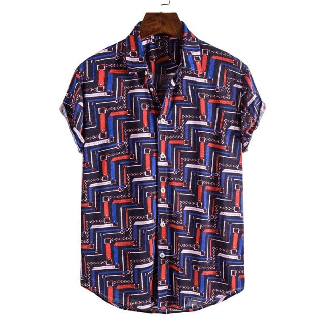 Men's Short Sleeve Male Shirts for Mens Social Luxury Man Designer Clothes Hawaiian  Fashionable Elegant Classic Fashion