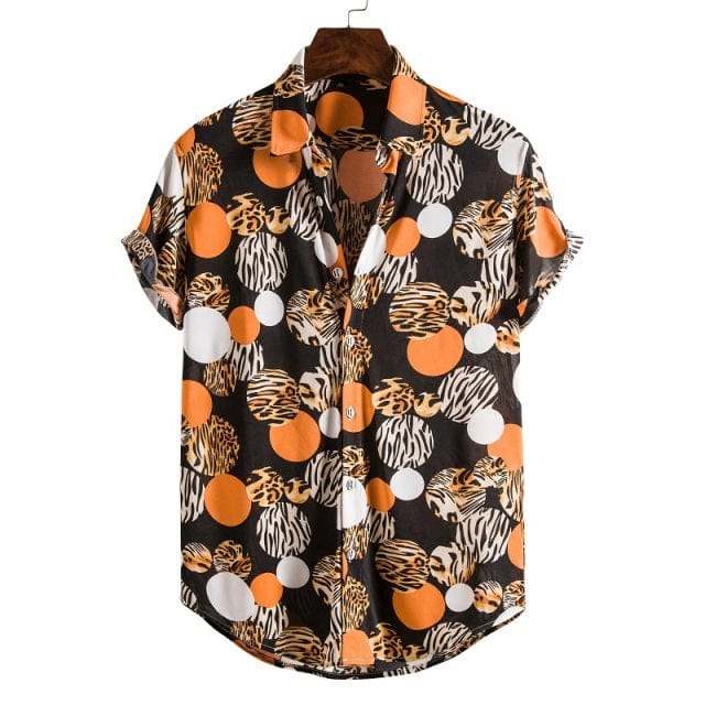 Men&#39;s Short Sleeve Male Shirts for Mens Social Luxury Man Designer Clothes Hawaiian  Fashionable Elegant Classic Fashion 2021