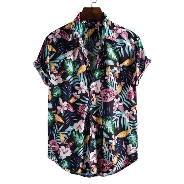 Men's Short Sleeve Male Shirts for Mens Social Luxury Man Designer Clothes Hawaiian  Fashionable Elegant Classic Fashion