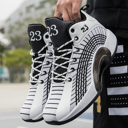 Basketball Shoes Men's Sneakers High Gang Outdoor Street Lovers Sports Shoes Men's Professional Casual Sports Basketball Shoes