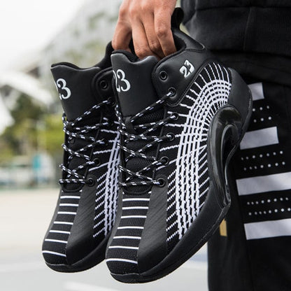 Basketball Shoes Men's Sneakers High Gang Outdoor Street Lovers Sports Shoes Men's Professional Casual Sports Basketball Shoes