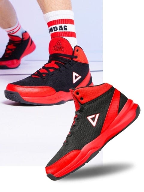 Peak basketball shoes autumn mesh breathable High Top Sneakers combat boots cement ground anti-skid and wear-resistant sneakers