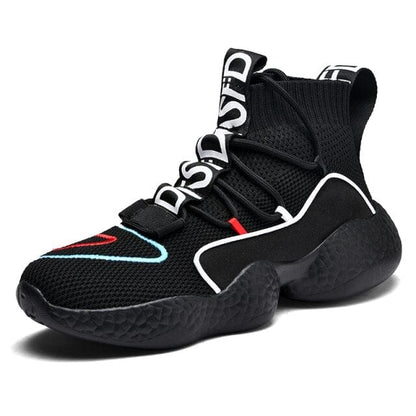 New High Top Basketball Shoes Fashion White Golden Men Board Trainers Classic Glitter Embroider Shoes Men Sneaker Casual 35~50