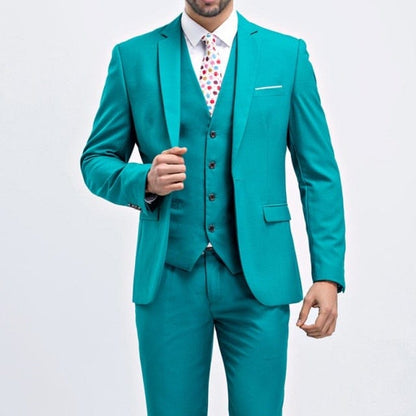 Famous Brand Men Blazers Wedding Groom Plus Size S- 5XL 3 Pieces Jacket Vest Pant Slim Fit Business Casual Tuxedo Suit Set