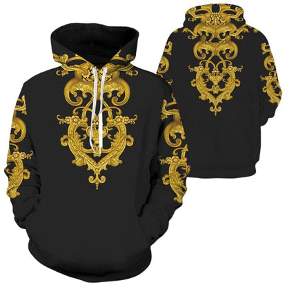 New Set 3D Printing Fashion Personality Creative Mens Zipper Hooded Suits Casual Sweatshirt Sweatpants Two Sets Tracksuits