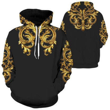 New Set 3D Printing Fashion Personality Creative Mens Zipper Hooded Suits Casual Sweatshirt Sweatpants Two Sets Tracksuits
