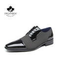 DECARSDZ Men Dress Shoes For Men  Spring Autumn Fashion Formal Suit Shoes Man Brand Leather Wedding Party Style Men Shoes
