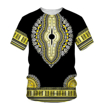 Summer 3D African Print Casual Men Shorts Suits Couple Outfits Vintage Style Hip Hop T Shirts +Shorts Male/Female Tracksuit Set