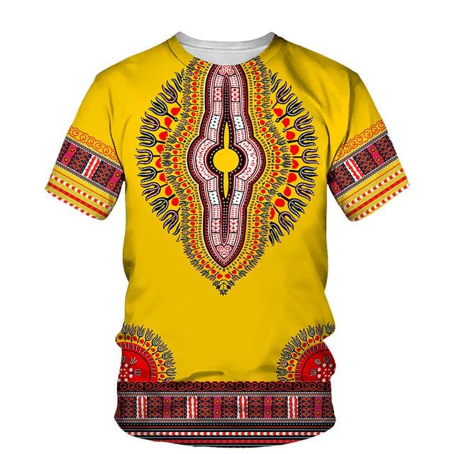 Summer 3D African Print Casual Men Shorts Suits Couple Outfits Vintage Style Hip Hop T Shirts +Shorts Male/Female Tracksuit Set