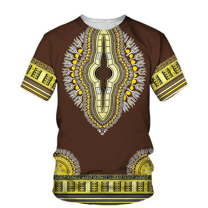 Summer 3D African Print Casual Men Shorts Suits Couple Outfits Vintage Style Hip Hop T Shirts +Shorts Male/Female Tracksuit Set