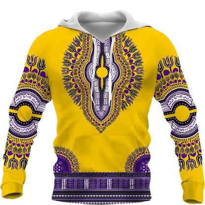 African Print Sweatshirt Hoodie and Pant 2piece Set Men's Brand Fashion Tracksuit Long Sleeve Autumn Winter Men's Clothing Suit