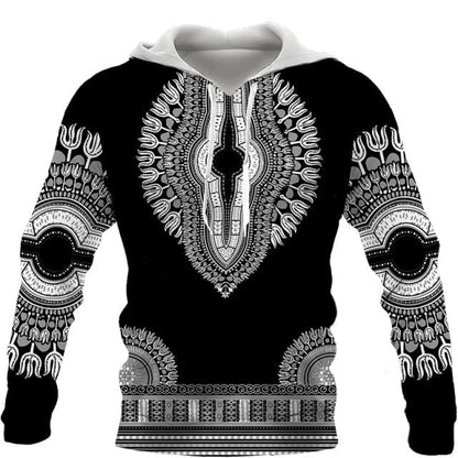 African Print Sweatshirt Hoodie and Pant 2piece Set Men's Brand Fashion Tracksuit Long Sleeve Autumn Winter Men's Clothing Suit