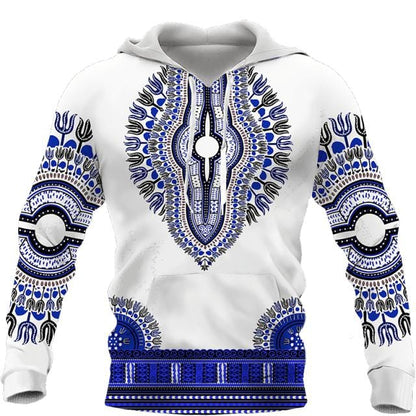 African Print Sweatshirt Hoodie and Pant 2piece Set Men's Brand Fashion Tracksuit Long Sleeve Autumn Winter Men's Clothing Suit