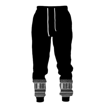 African Print Sweatshirt Hoodie and Pant 2piece Set Men's Brand Fashion Tracksuit Long Sleeve Autumn Winter Men's Clothing Suit