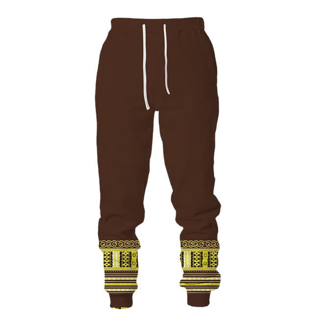 African Print Sweatshirt Hoodie and Pant 2piece Set Men's Brand Fashion Tracksuit Long Sleeve Autumn Winter Men's Clothing Suit