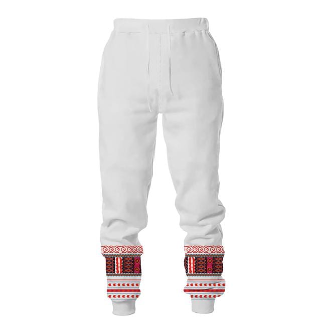 Hanorac cu imprimeu african Hanorac și pantaloni Set 2 piese Trening de modă pentru bărbați, cu mânecă lungă, toamnă iarna Costum de îmbrăcăminte pentru bărbați