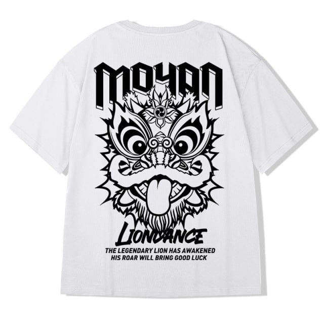 ZAZOMDE  Hip Hop Tees T-Shirt Chinese Style Panda Harajuku Loose Men T Shirt Casual Summer New Oversized Male Punk Clothes