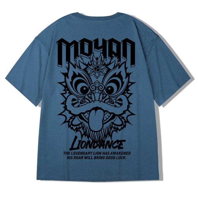 ZAZOMDE  Hip Hop Tees T-Shirt Chinese Style Panda Harajuku Loose Men T Shirt Casual Summer New Oversized Male Punk Clothes
