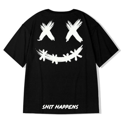 ZAZOMDE  Hip Hop Tees T-Shirt Chinese Style Panda Harajuku Loose Men T Shirt Casual Summer New Oversized Male Punk Clothes