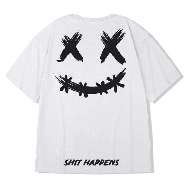 ZAZOMDE  Hip Hop Tees T-Shirt Chinese Style Panda Harajuku Loose Men T Shirt Casual Summer New Oversized Male Punk Clothes