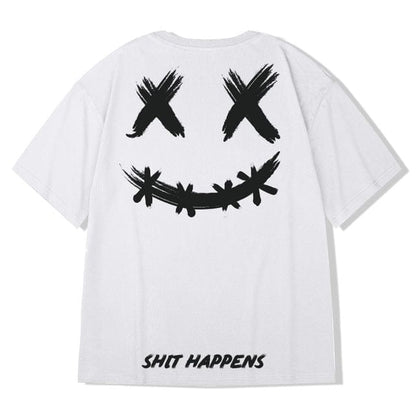 ZAZOMDE  Hip Hop Tees T-Shirt Chinese Style Panda Harajuku Loose Men T Shirt Casual Summer New Oversized Male Punk Clothes
