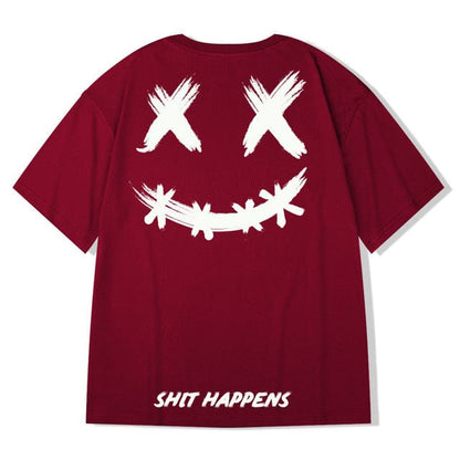 ZAZOMDE  Hip Hop Tees T-Shirt Chinese Style Panda Harajuku Loose Men T Shirt Casual Summer New Oversized Male Punk Clothes