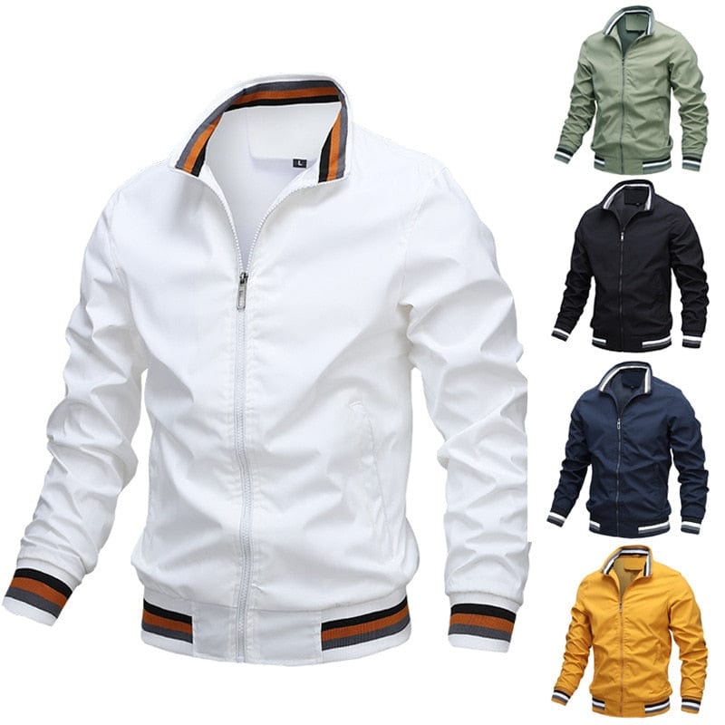 2022 Fashion Men’s Windbreaker Jackets Casual Jacket Men Outdoor Sports Coat Spring Autumn Army Cargo Bomber Jacket Men Clothing