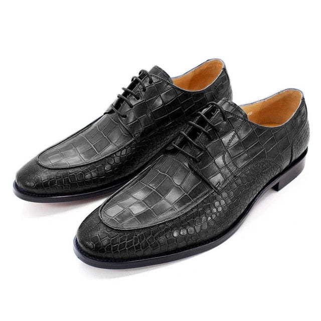 Blue Mens Genuine Leather Shoes Oxford Shoes for Men Luxury Dress Formal Business Pointed Toe Italian Lace Up Wedding Shoes