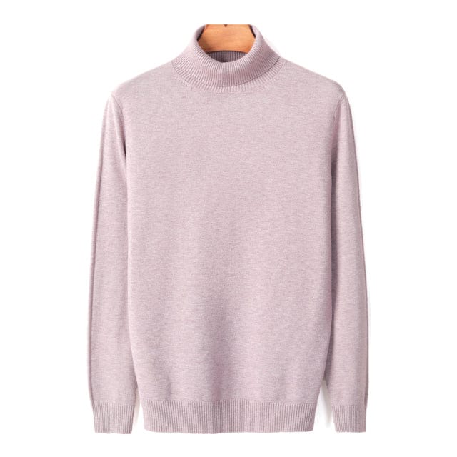 New Autumn Winter Men's Warm Turtleneck Sweater High Quality Fashion Casual Comfortable Pullover Thick Sweater Male Brand