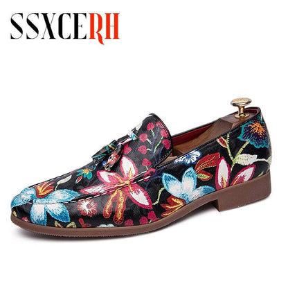 Men Luxury Designer Velvet Embroidery Snake Gentleman Oxfords Shoes Homecoming Dress Man Wedding Prom Shoes Zapatos Hombre
