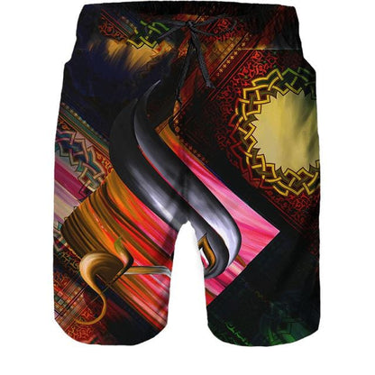 Hip Hop T Shirt Mens Graffiti Print Set Short Sleeve Summer Casual T-shirt/Shorts/Two Piece Suit  New Fashion Men's Clothing