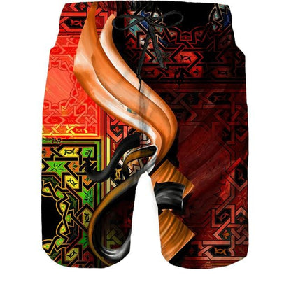 Hip Hop T Shirt Mens Graffiti Print Set Short Sleeve Summer Casual T-shirt/Shorts/Two Piece Suit  New Fashion Men's Clothing