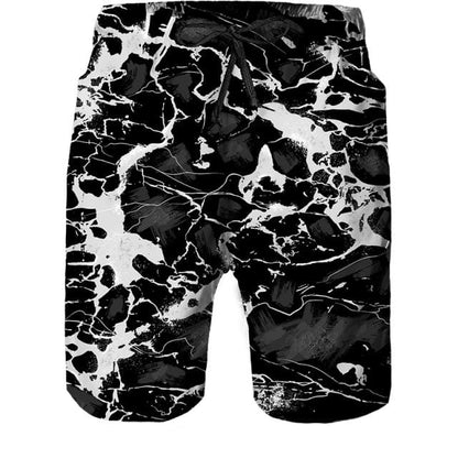Hip Hop T Shirt Mens Graffiti Print Set Short Sleeve Summer Casual T-shirt/Shorts/Two Piece Suit  New Fashion Men's Clothing