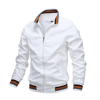 Men Fashion Jacket Men New Casual Windbreaker Bomber Jacket Coats Men  Spring Autumn Outdoor Waterproof Slim Jackets Mens