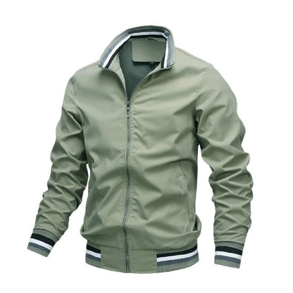 Men Fashion Jacket Men New Casual Windbreaker Bomber Jacket Coats Men  Spring Autumn Outdoor Waterproof Slim Jackets Mens