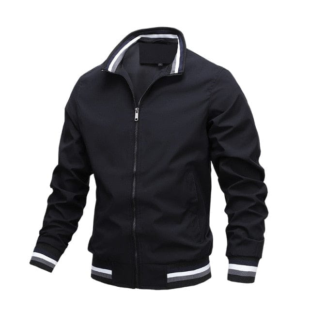 Men Fashion Jacket Men New Casual Windbreaker Bomber Jacket Coats Men  Spring Autumn Outdoor Waterproof Slim Jackets Mens