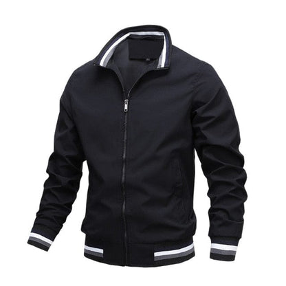 Men Fashion Jacket Men New Casual Windbreaker Bomber Jacket Coats Men  Spring Autumn Outdoor Waterproof Slim Jackets Mens