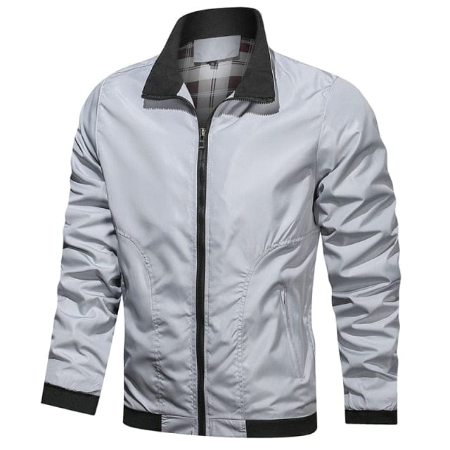 Men Fashion Jacket Men New Casual Windbreaker Bomber Jacket Coats Men 2022 Spring Autumn Outdoor Waterproof Slim Jackets Mens