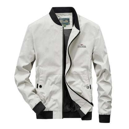 Men Fashion Jacket Men New Casual Windbreaker Bomber Jacket Coats Men  Spring Autumn Outdoor Waterproof Slim Jackets Mens