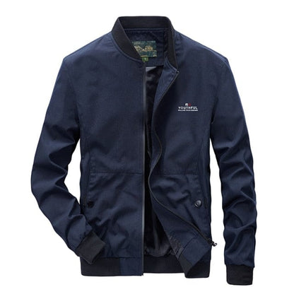 Men Fashion Jacket Men New Casual Windbreaker Bomber Jacket Coats Men  Spring Autumn Outdoor Waterproof Slim Jackets Mens