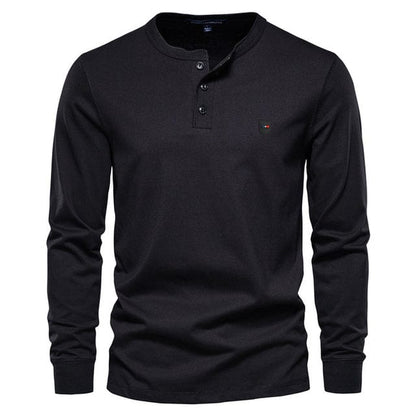 men's classical business leisure style t shirt long sleeve european serige park design for france luxury branded clothes