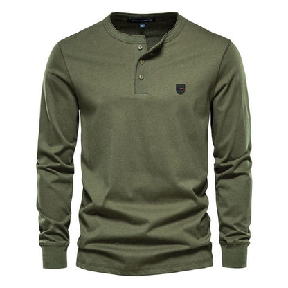 men's classical business leisure style t shirt long sleeve european serige park design for france luxury branded clothes