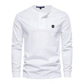 men's classical business leisure style t shirt long sleeve european serige park design for france luxury branded clothes