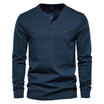 men's classical business leisure style t shirt long sleeve european serige park design for france luxury branded clothes